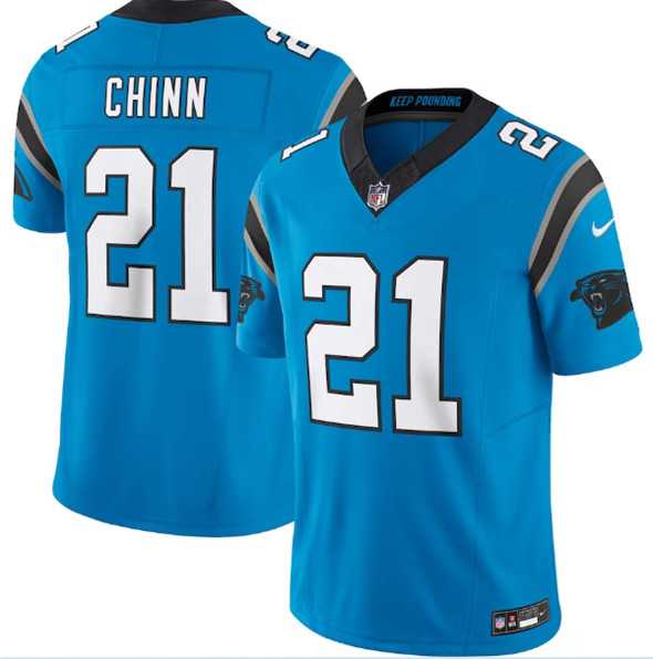 Men & Women & Youth Carolina Panthers #21 Jeremy Chinn Blue 2023 F.U.S.E. Vapor Untouchable Stitched Football Jersey